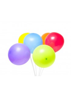balony pastelowe z patyczkami
